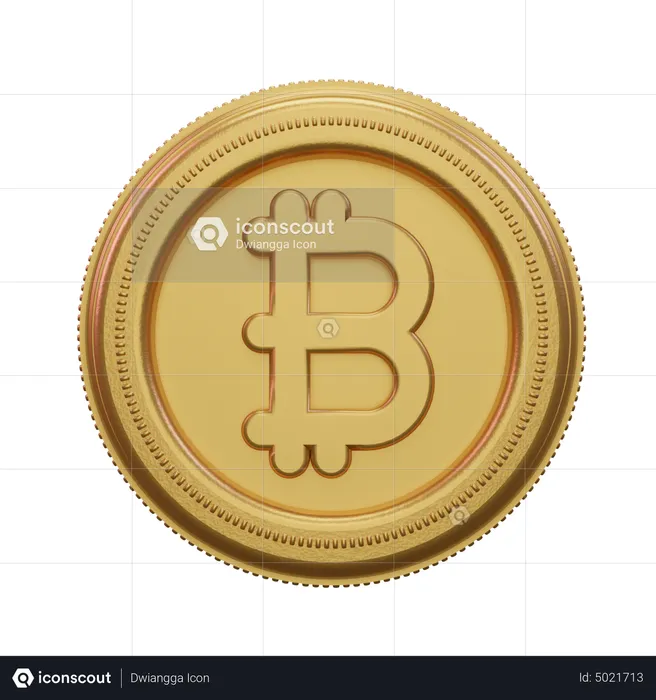 Bitcoin  3D Icon