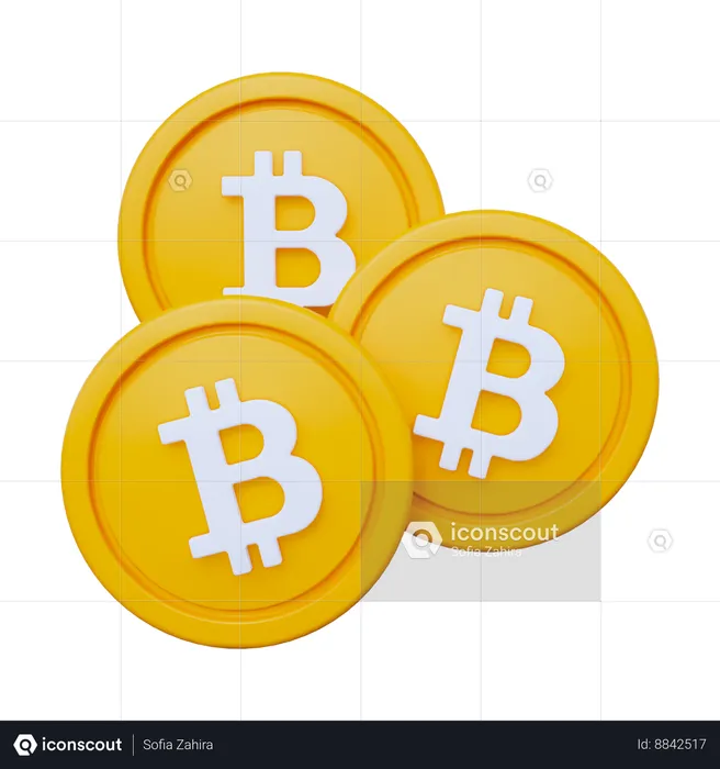 Bitcoin  3D Icon