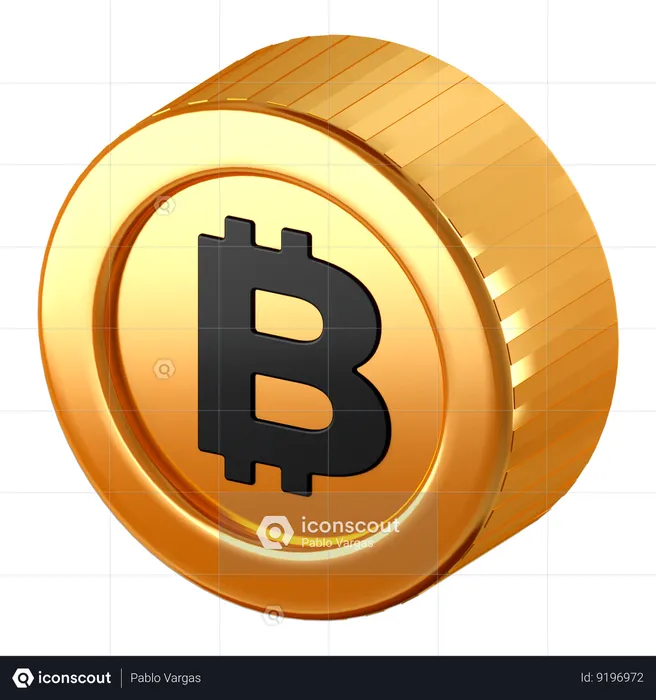 Bitcoin  3D Icon