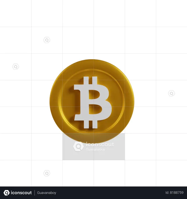 Bitcoin  3D Icon