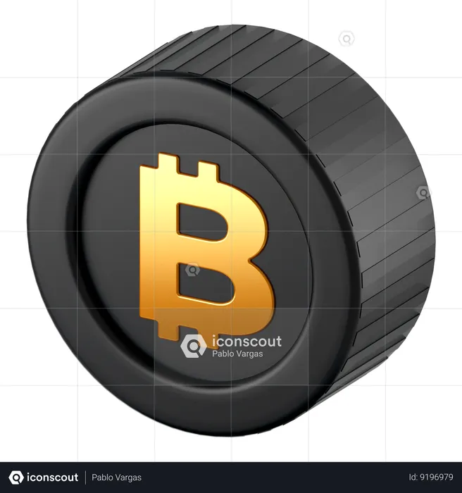 Bitcoin  3D Icon