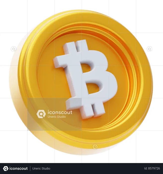 Bitcoin  3D Icon