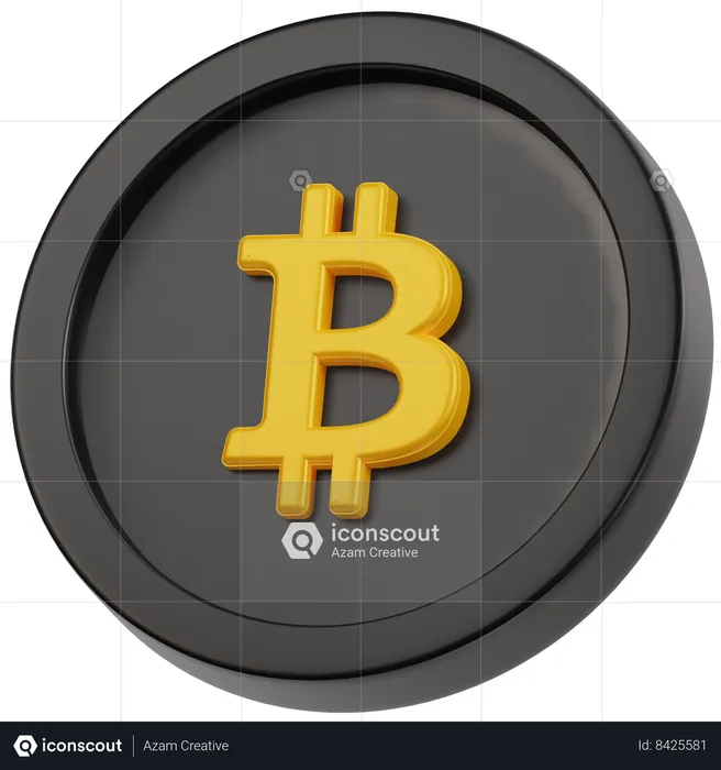 Bitcoin  3D Icon