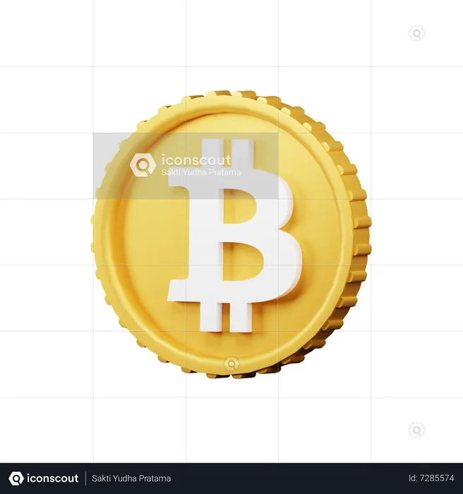 Bitcoin  3D Icon