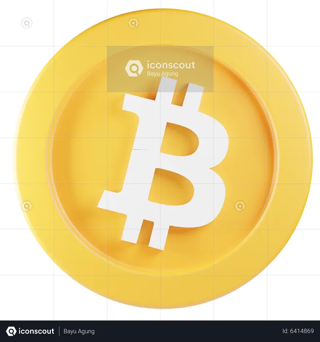 Bitcoin  3D Icon