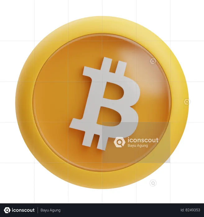 Bitcoin  3D Icon