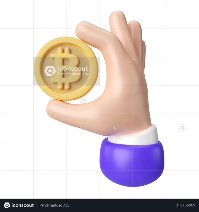 Bitcoin  3D Icon