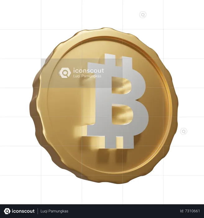 Bitcoin  3D Icon