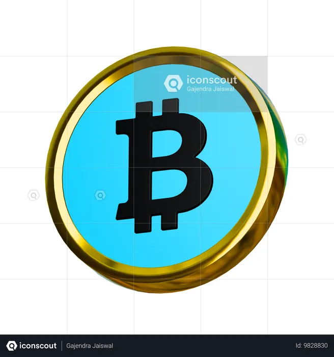 Bitcoin  3D Icon