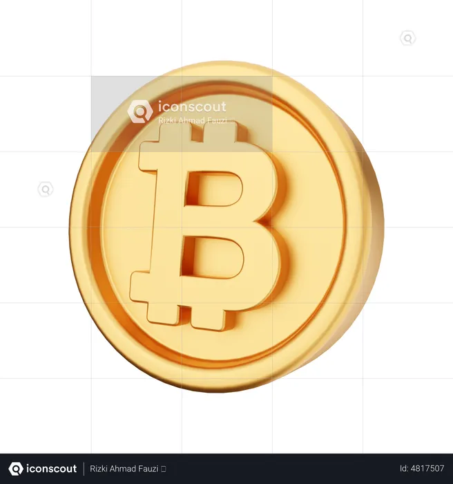 Bitcoin  3D Icon