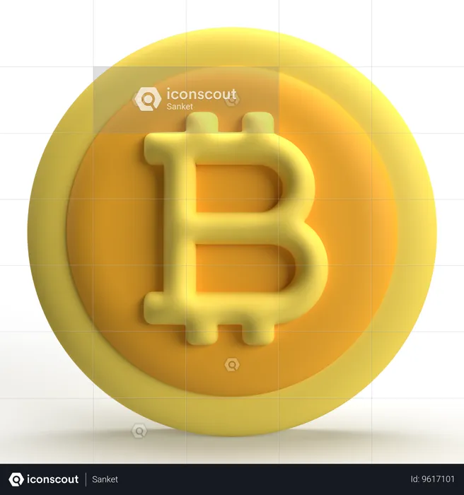 Bitcoin  3D Icon