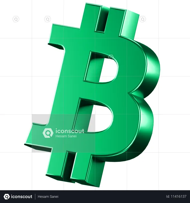 Bitcoin  3D Icon