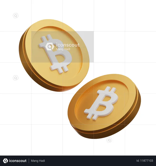 Bitcoin  3D Icon