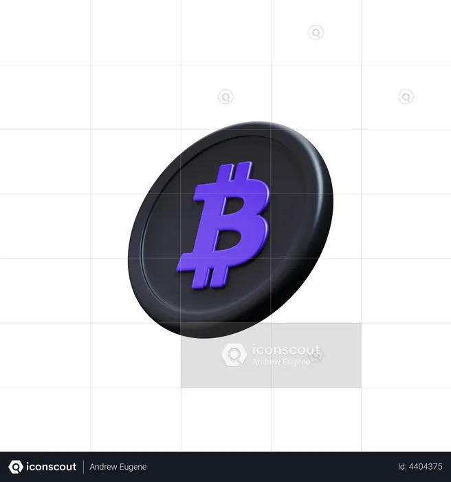 Bitcoin  3D Icon