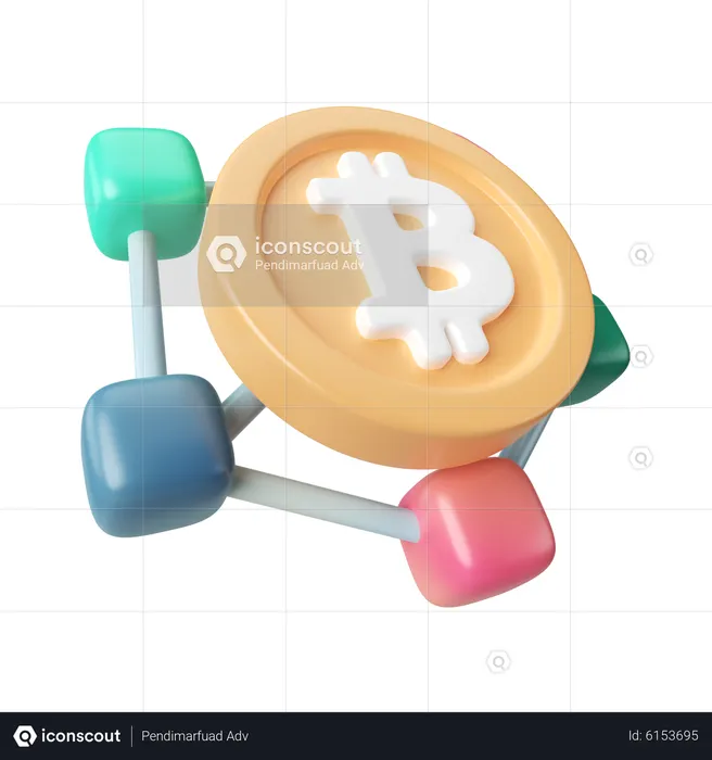 Bitcoin  3D Icon