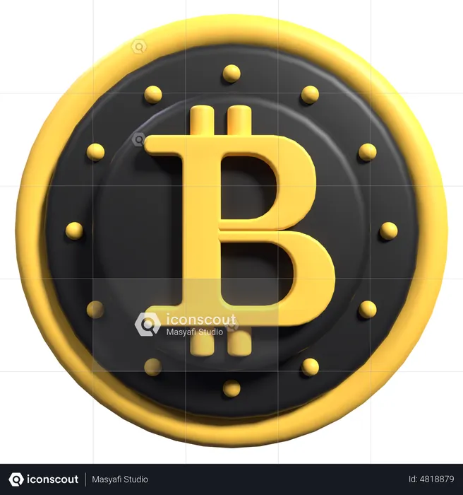 Bitcoin  3D Icon