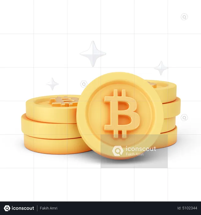 Bitcoin  3D Icon