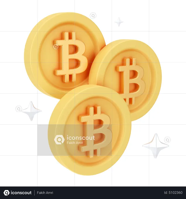 Bitcoin  3D Icon