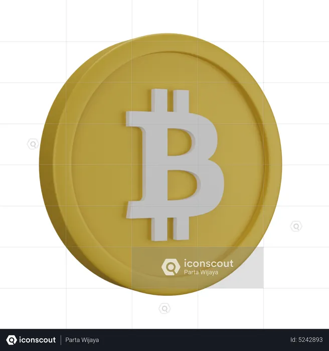 Bitcoin  3D Icon
