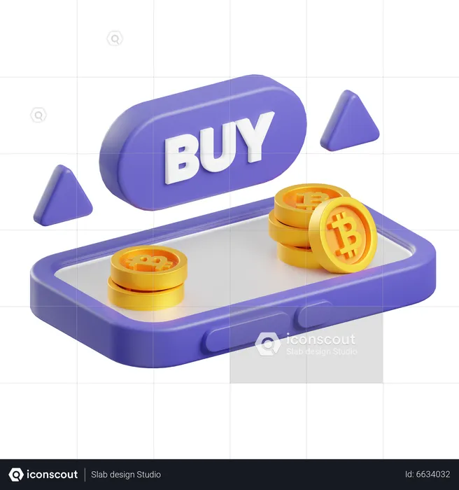 Bitcoin kaufen  3D Icon
