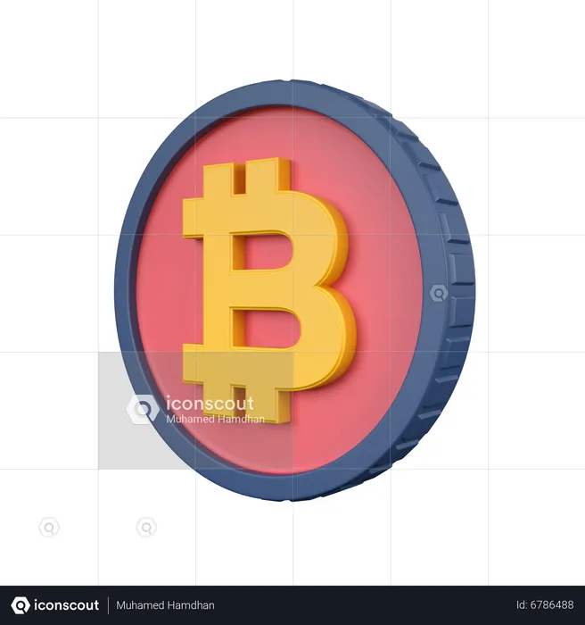 Bitcoin  3D Icon