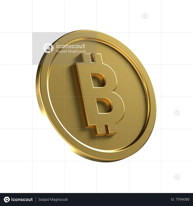 Bitcoin  3D Icon