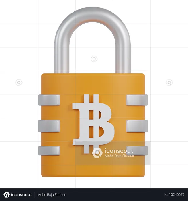 Bitcoin and Cryptocurrency  3D Icon