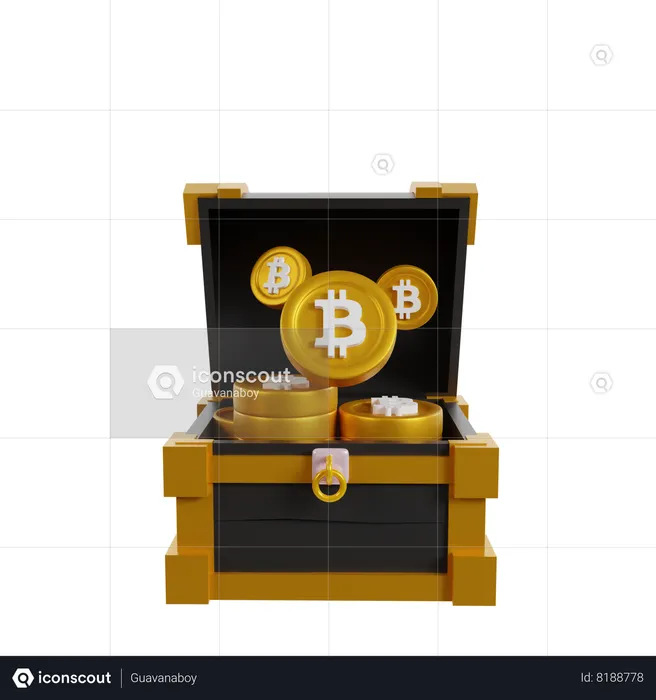 Bitcoin Bag  3D Icon