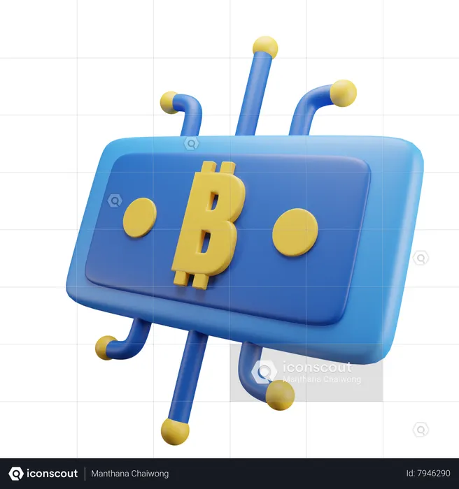 Bitcoin Cash  3D Icon