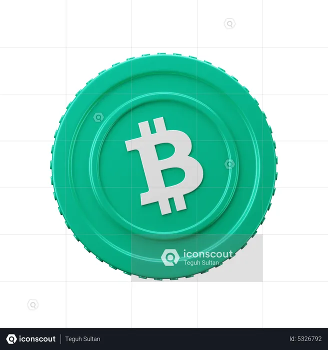 Bitcoin CASH  3D Icon