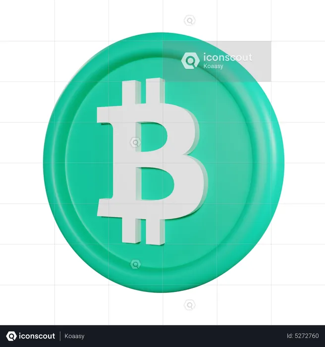 Bitcoin Cash Coin  3D Icon