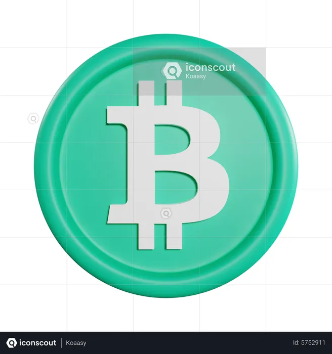 Bitcoin Cash Coin  3D Icon