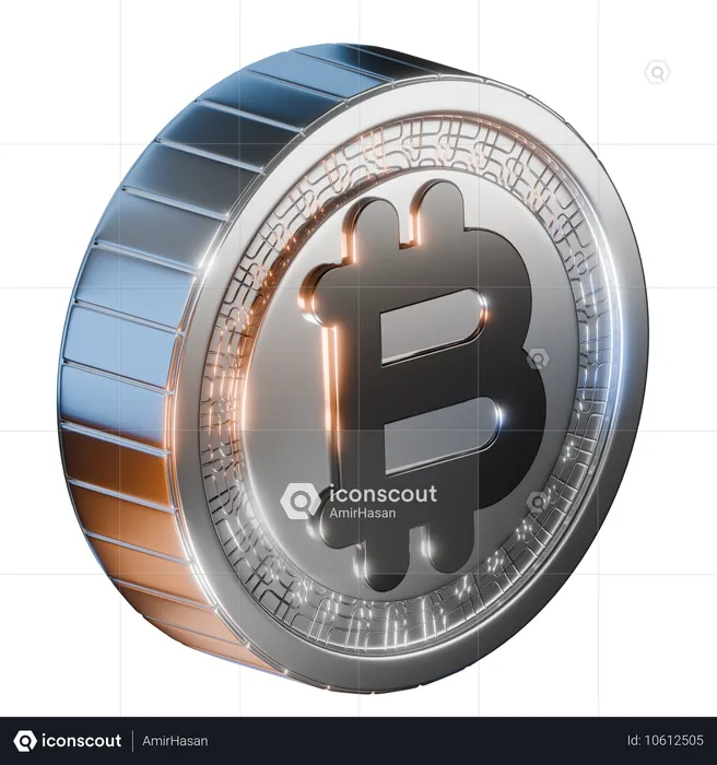 Bitcoin Coin  3D Icon