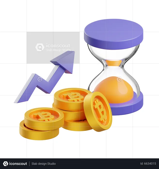 Bitcoin Deadline  3D Icon