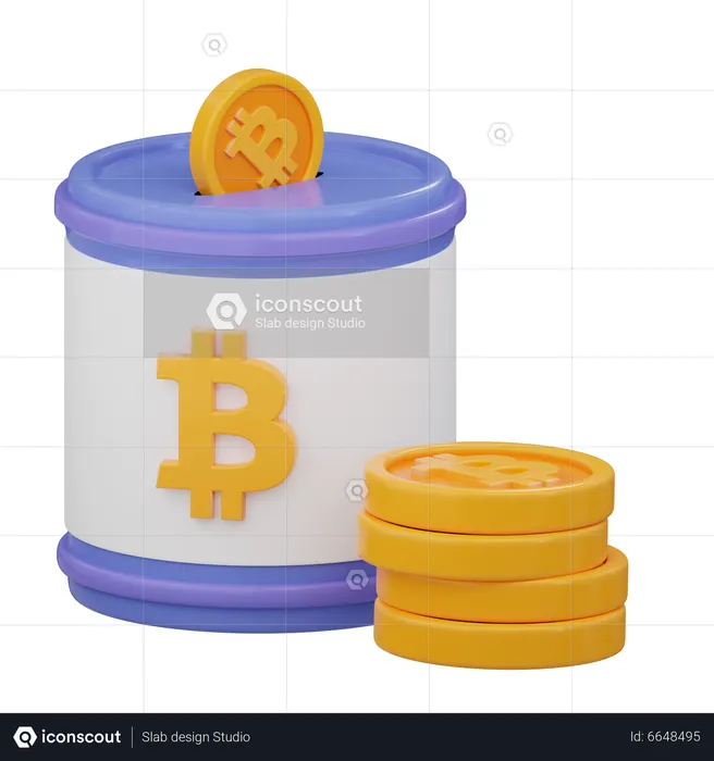Bitcoin Depository  3D Icon