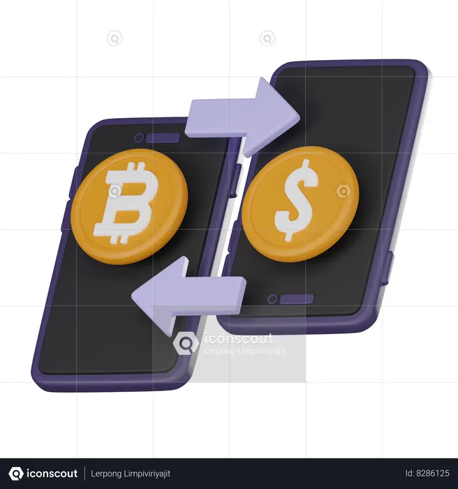 Bitcoin Exchange  3D Icon