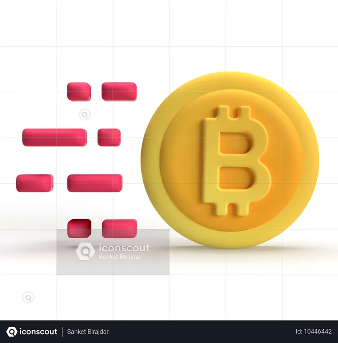 Bitcoin Fast  3D Icon