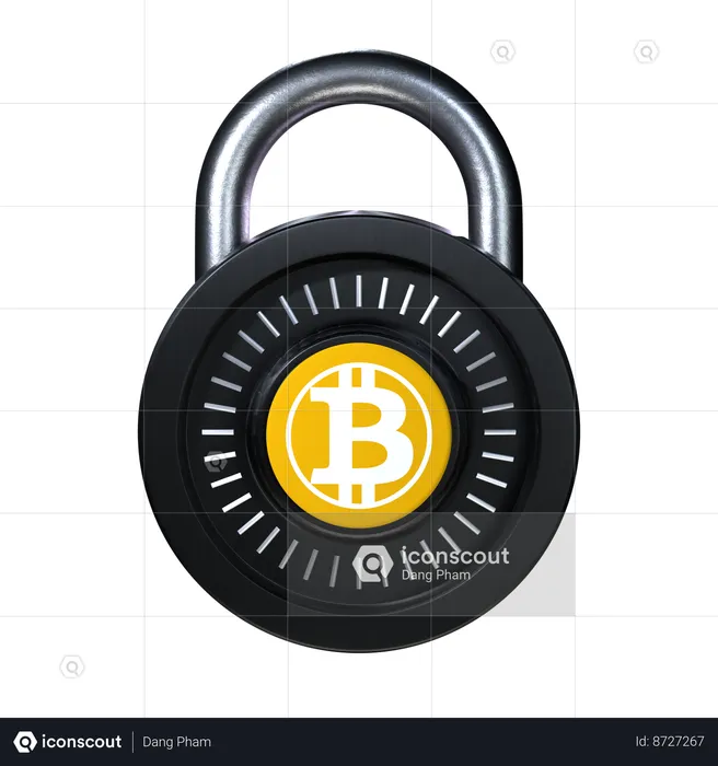 Bitcoin Gold  3D Icon