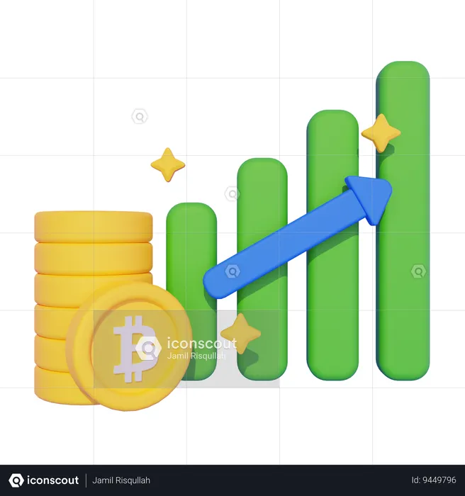 Bitcoin Halving  3D Icon