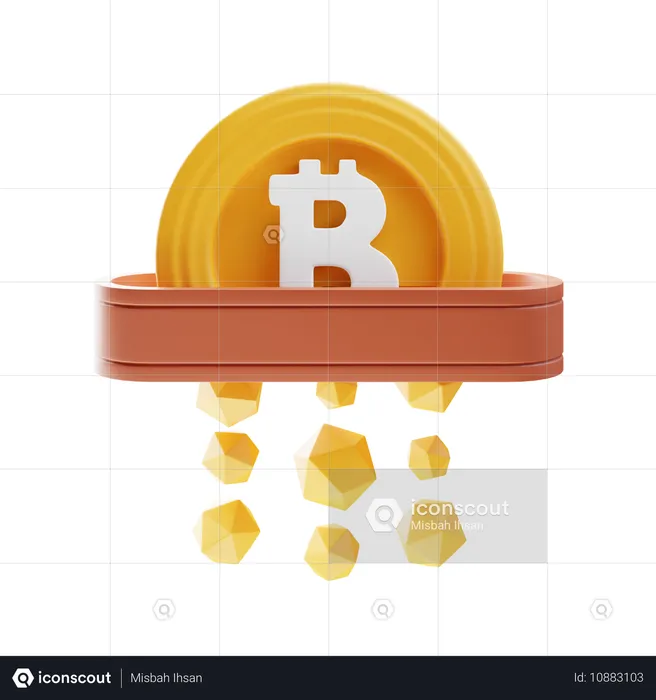 Bitcoin Halving  3D Icon