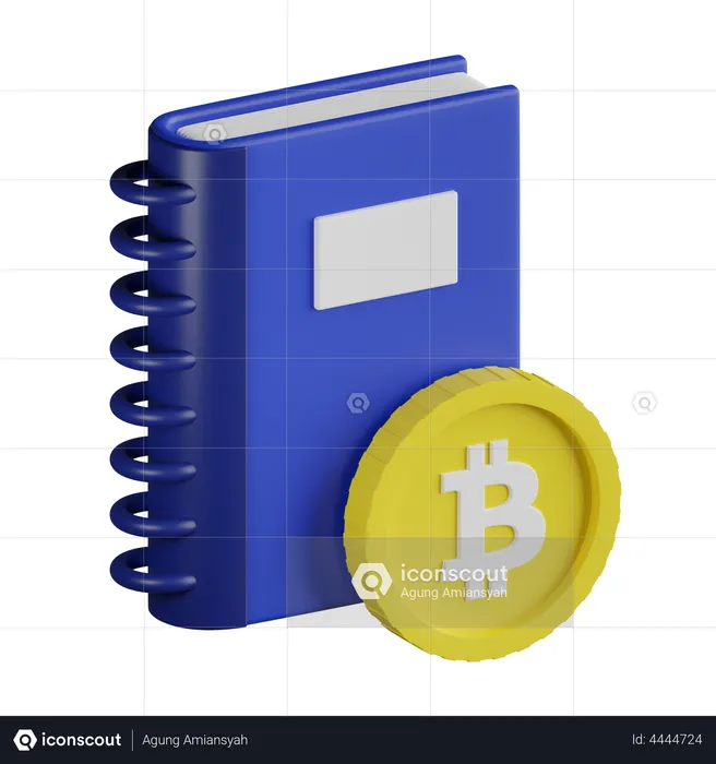 Bitcoin Ledger  3D Illustration