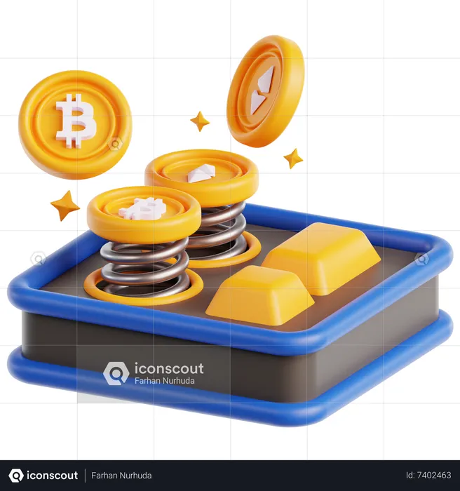 Bitcoin More Valuable  3D Icon