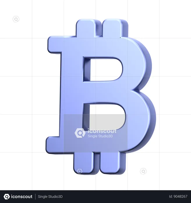 Bitcoin Network  3D Icon