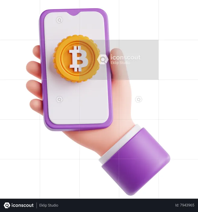 Bitcoin Payment  3D Icon