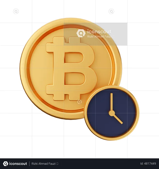Bitcoin Pending  3D Icon