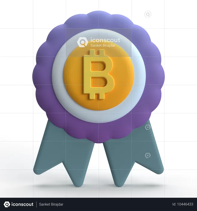 Recompensa bitcoin  3D Icon