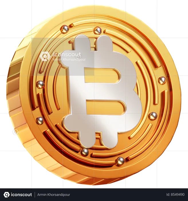 Bitcoin SV  3D Icon