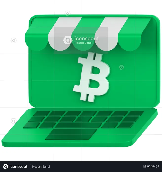 Bitcoin Trade  3D Icon