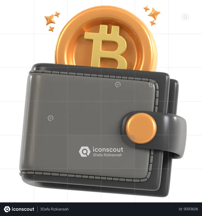 Bitcoin Wallet  3D Icon