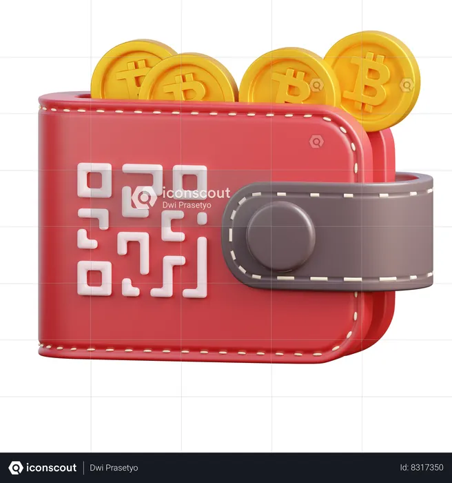 Bitcoin Wallet  3D Icon